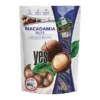 Roasted macadamia nuts, salted, pre-cut in shell