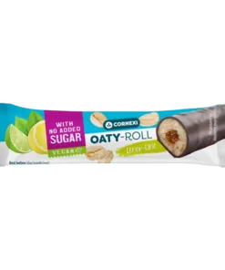 Oaty roll filled with sweetener, no added sugar lemon