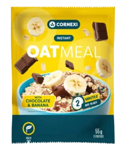 Oat meal chocolate banana