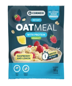 Oat meal rasberry and lemon with protein