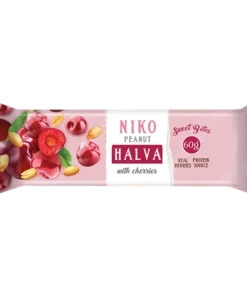Barrinha Halva de amendoim com cerejas
